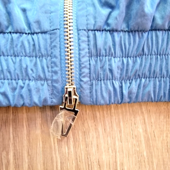 BRAND NEW Adidas Ivy Park Lite Blue Nylon *UNISEX* Track Jacket Men's/Women's XL - Picture 4 of 8